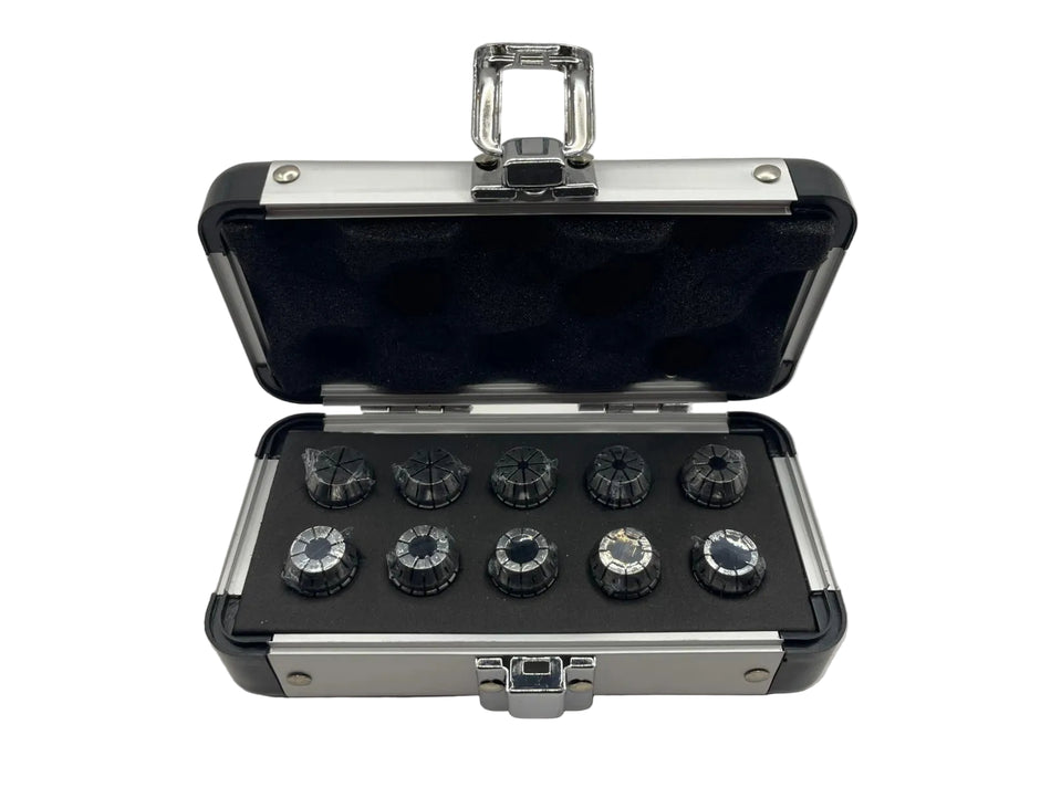 10 Teiliger - ER16 Spannzangensatz 0,005MM im Aluminiumkoffer