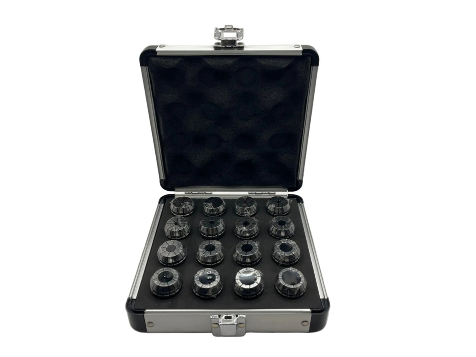 16 Teiliger - ER25 Spannzangensatz 0,005MM im Aluminiumkoffer