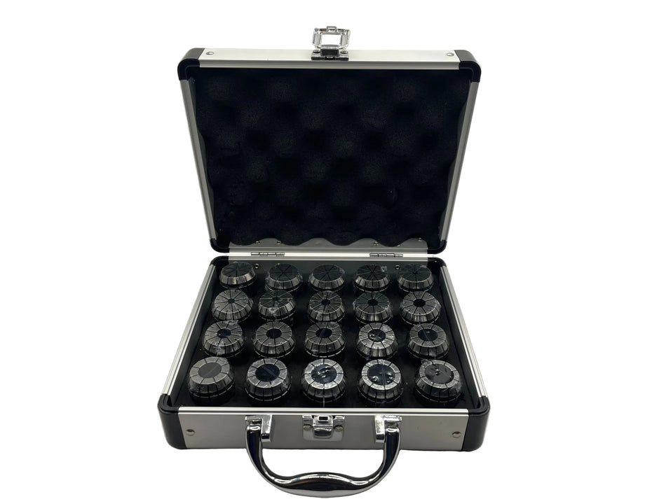 20 Teiliger - ER32 Spannzangensatz 0,008MM im Aluminiumkoffer