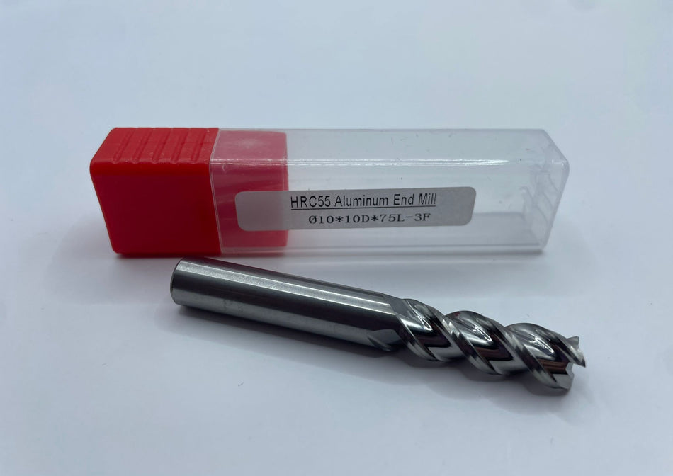 VHM-Schaftfräser, unbeschichtet, 10mm