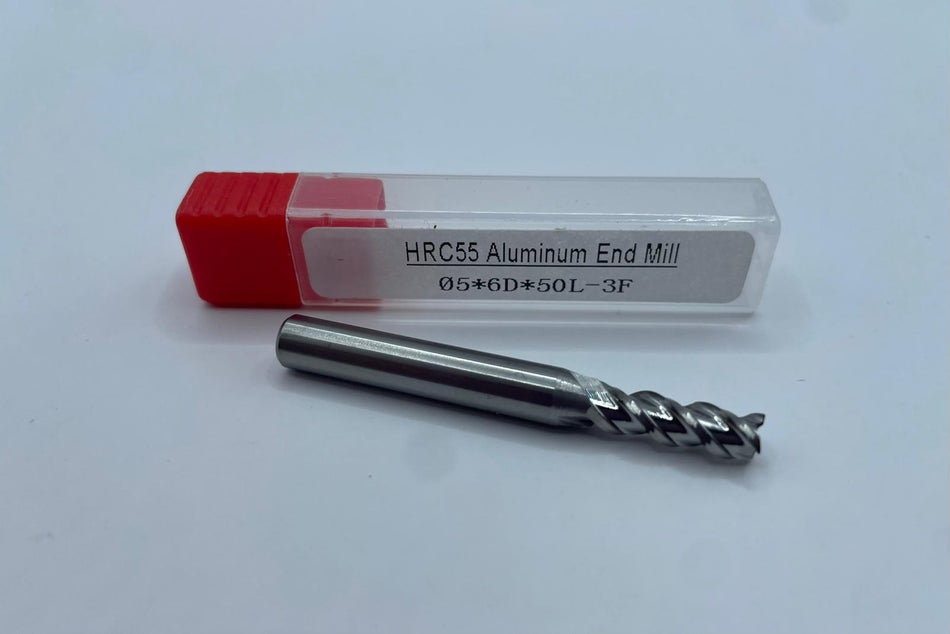 VHM-Schaftfräser, unbeschichtet, 5mm