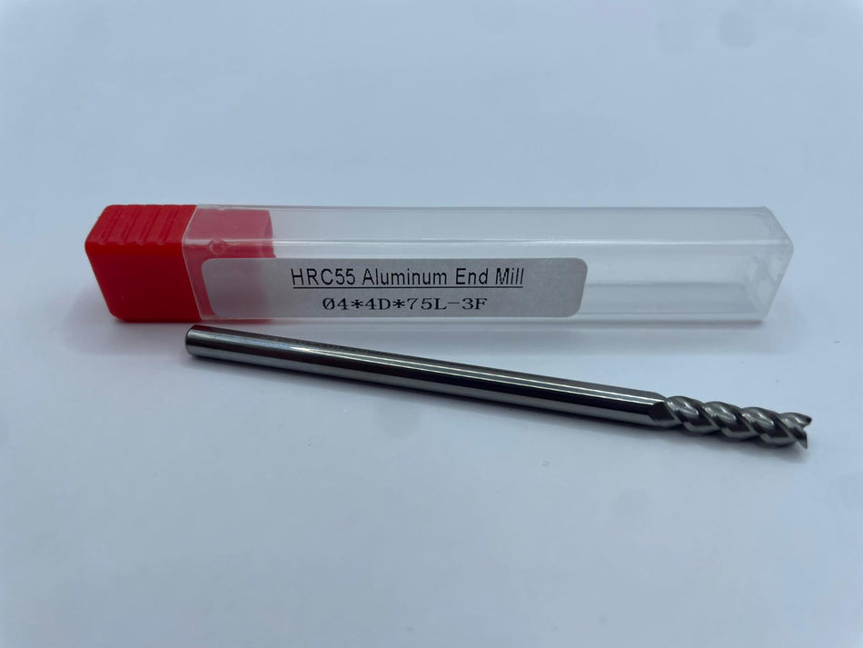 VHM-Schaftfräser, unbeschichtet, 4mm, lang