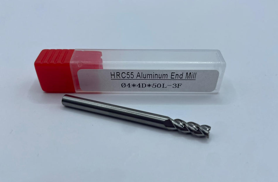 VHM-Schaftfräser, unbeschichtet, 4mm