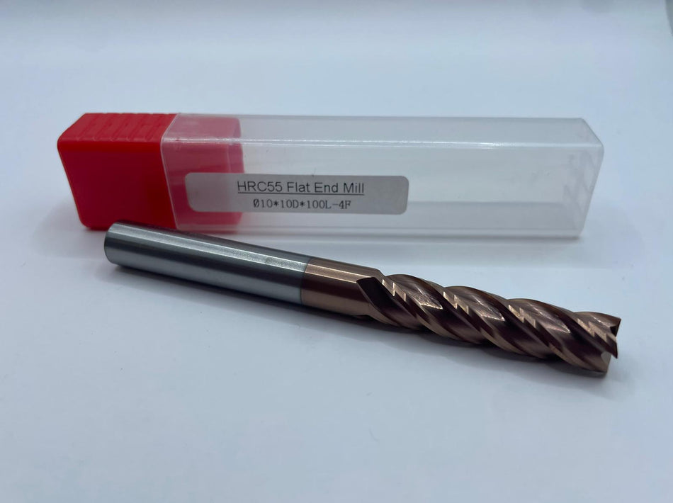 VHM-Schaftfräser, HRC55, 10mm, lang