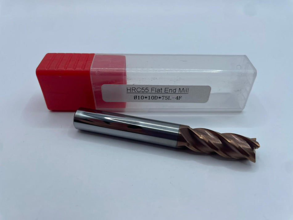 VHM-Schaftfräser, HRC55, 10mm