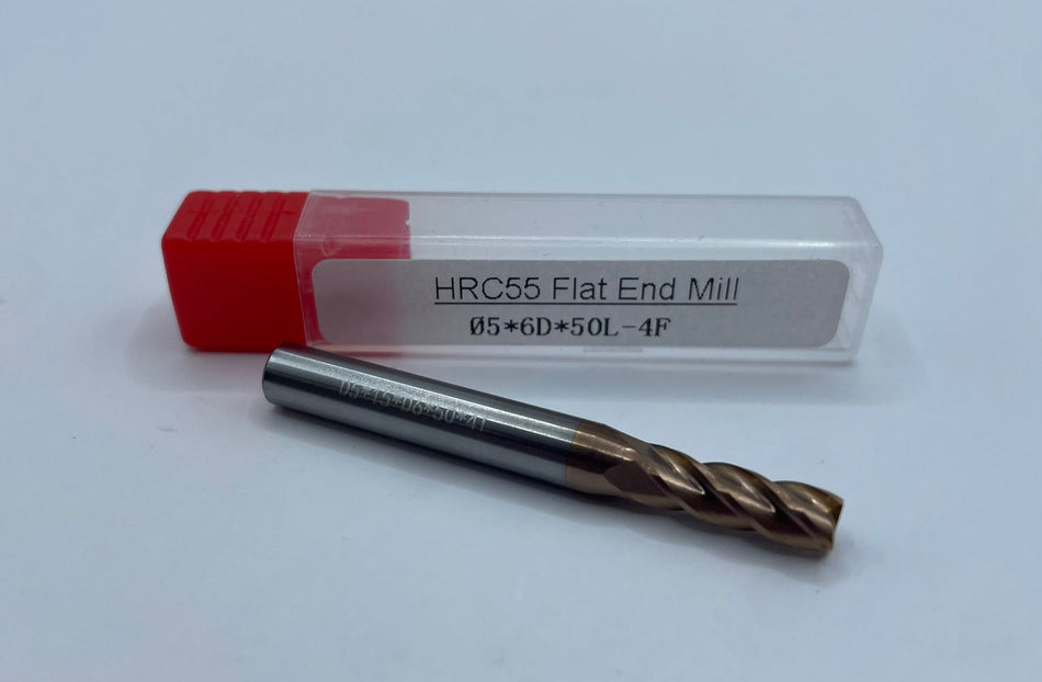 VHM-Schaftfräser, HRC55, 5mm