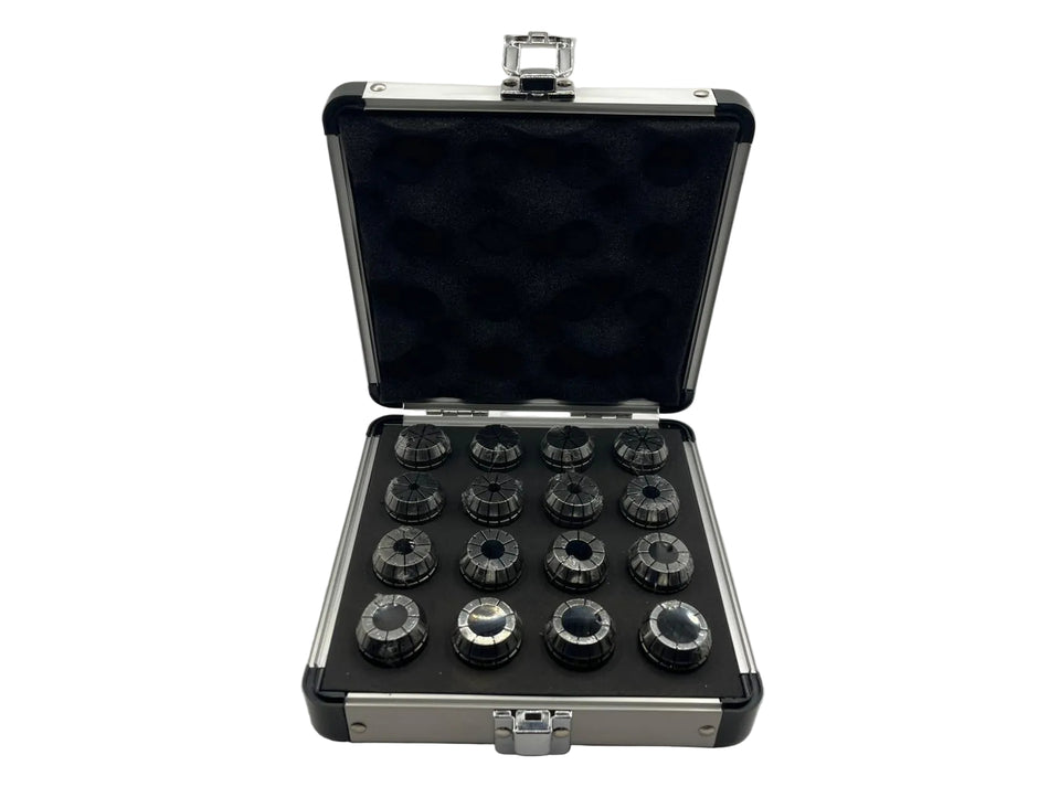 16 Teiliger - ER25 Spannzangensatz 0,008MM im Aluminiumkoffer
